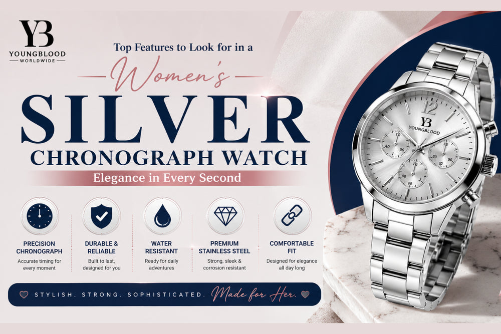 Top Features to Look for in a Women's Silver Chronograph Watch