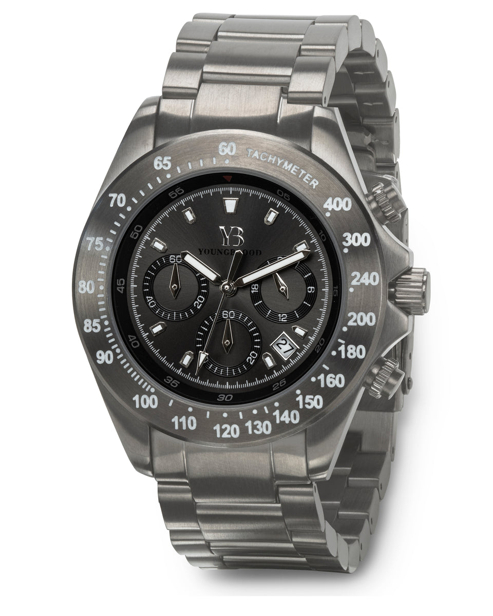 Women s Chronograph Silver Stainless Steel Bracelet Watch