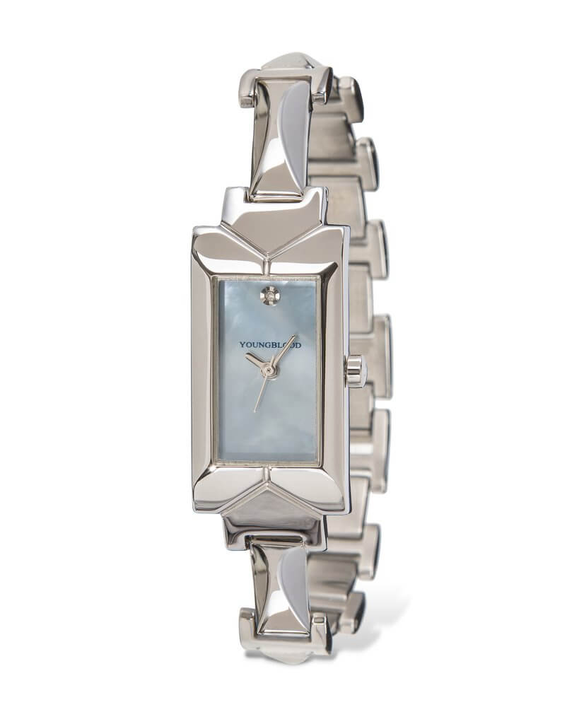 Women's Chronograph Silver Stainless Steel Bracelet Watch